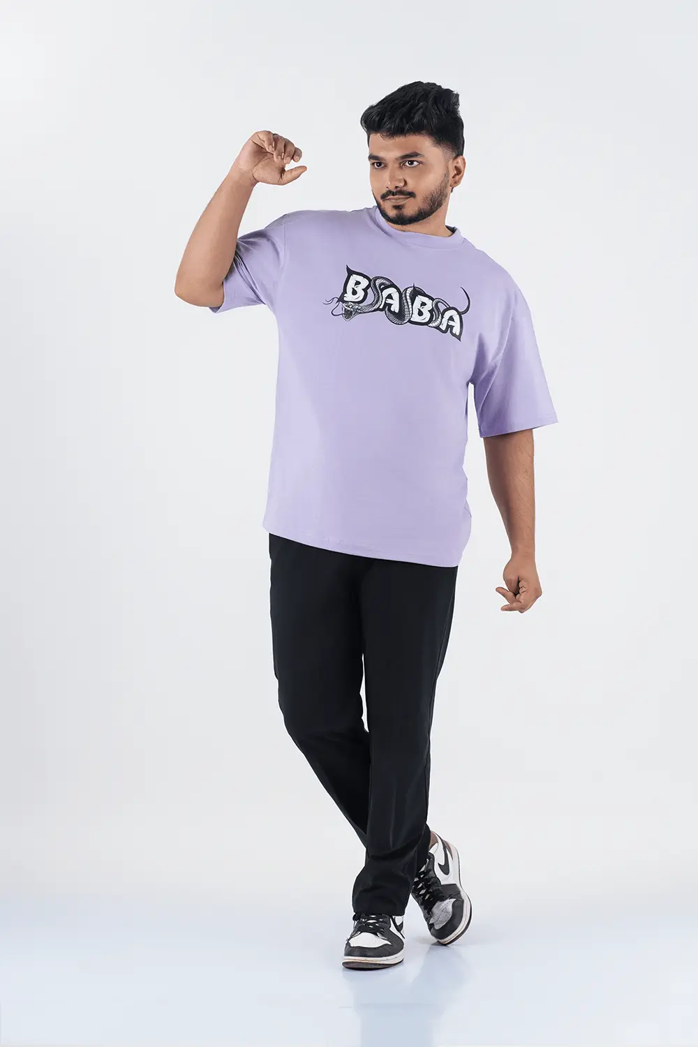 Snake Baba Premium Oversized Levender(Unisex)