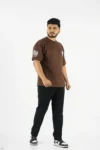 Aghori Baba Skull Premium Oversized Chocolate Brown (Unisex)