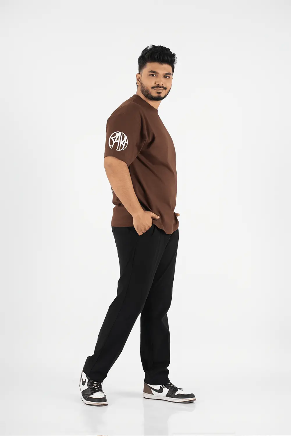 Aghori Baba Skull Premium Oversized Chocolate Brown (Unisex)
